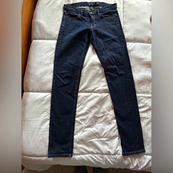 Patagonia Slim Fit Jeans 8 - Low Rise size 29 dark wash - Picture 1 of 8